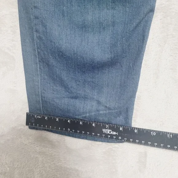 Levi's 502 Jeans Mens 48x32 Blue Wash Tapered Zip Fly Stretch Denim Big & Tall - Picture 2 of 13